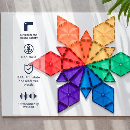 Connetix Regenboog Geometrie Pak 30 Stuks