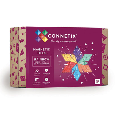 Connetix Regenboog Geometrie Pak 30 Stuks