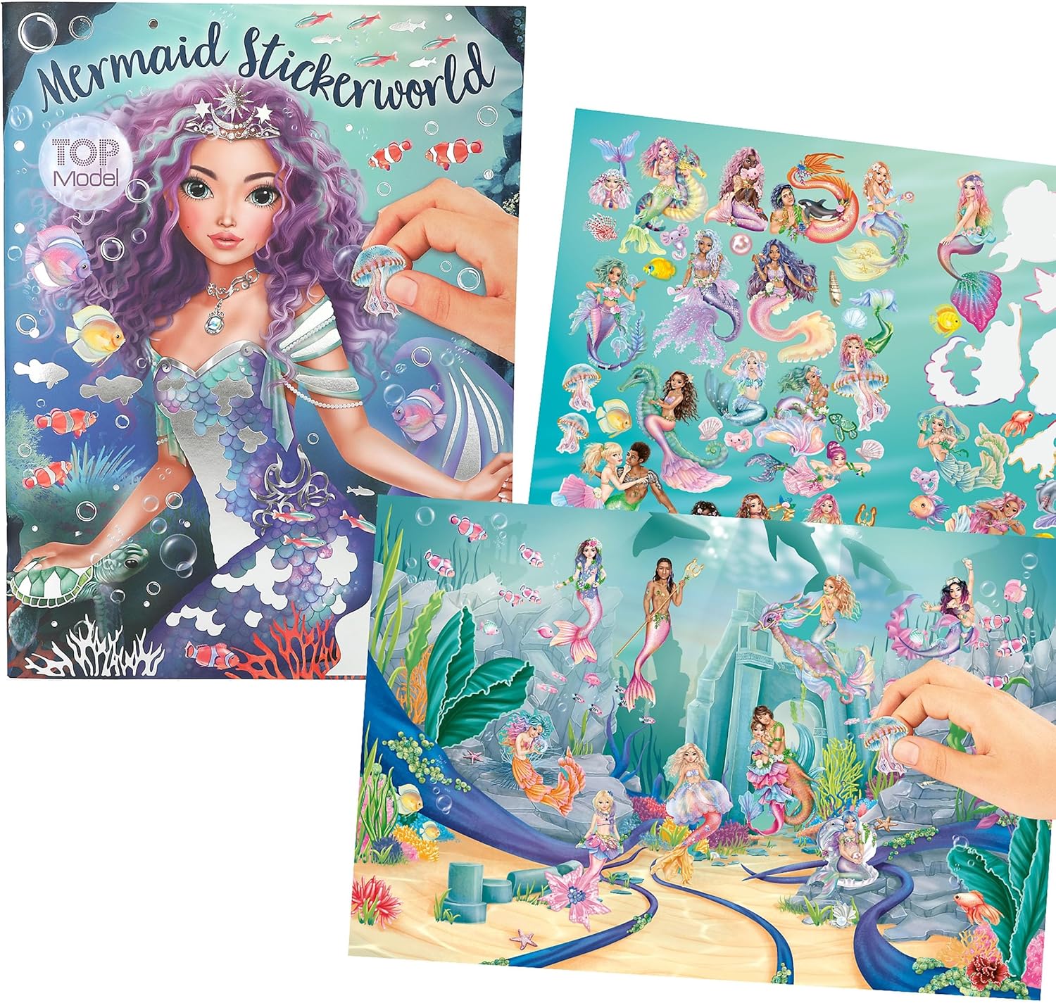 Topmodel - Topmodel Metallic Stickerworld Mermaid - (413395)