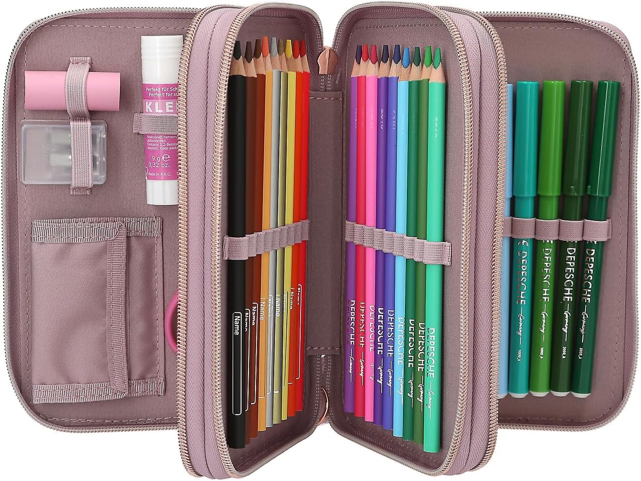 Topmodel - Topmodel Triple Pencil Case Viva Violet -