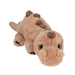 Depesche 13429 Dino World Cuddly Toy Dinosaur in Brown with Teeth in Dark Brown, Approx. 50 cm Large Plush Toy