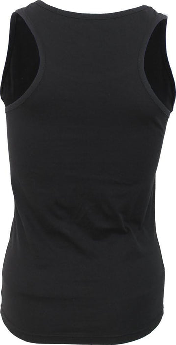 Spiral Women's Urban Fashion-Razor Back Top Black Vest