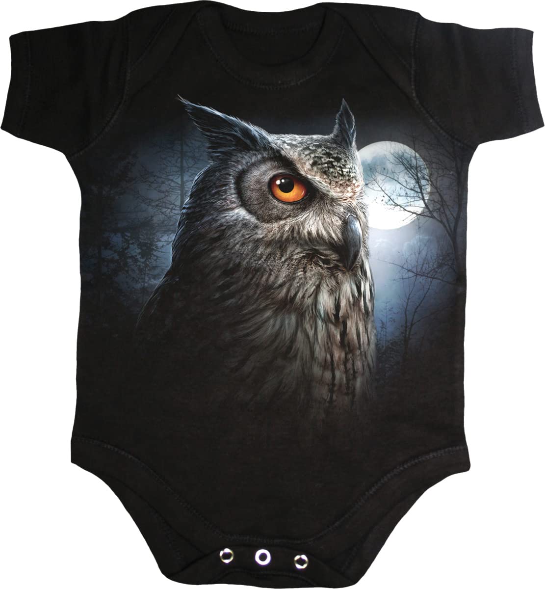 Spiral - Night Wise - Baby Sleepsuit Black XS