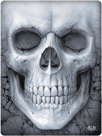 Spiral - Solemn Skull - Fleece Blanket with Double Sided Print - L