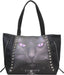 Spiral Black Cat Frauen Handtasche schwarz Rockwear