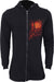 Spiral - BURNT ROSE (Female Black Hoodies) Small