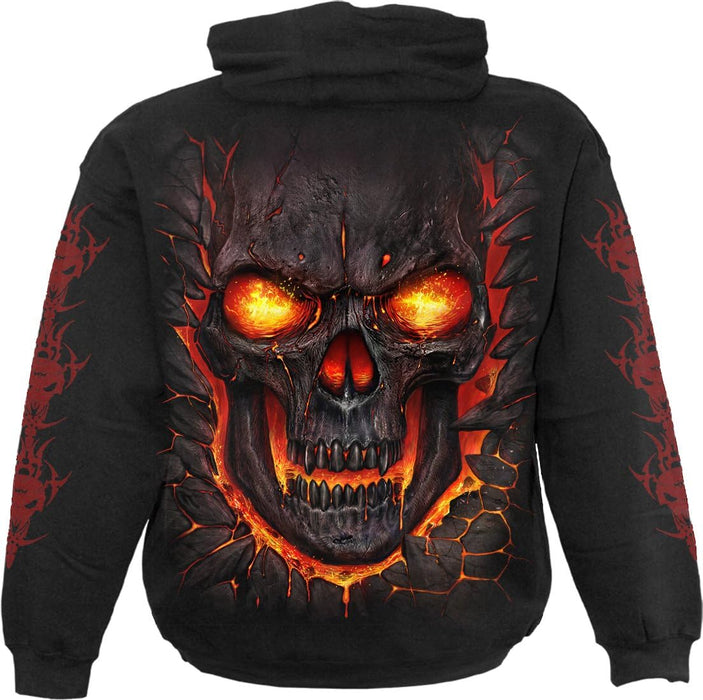 Spiral - Men - SKULL LAVA - Hoody Black XXL Black