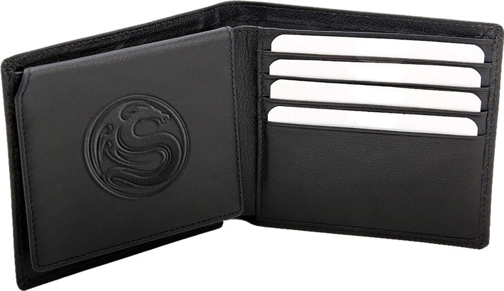 Spiral - Skull Scroll - Bifold Wallet with RFID Blocking and Gift Box - L L Black