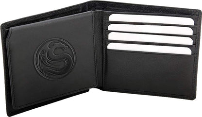Spiral - Skull Scroll - Bifold Wallet with RFID Blocking and Gift Box - L L Black