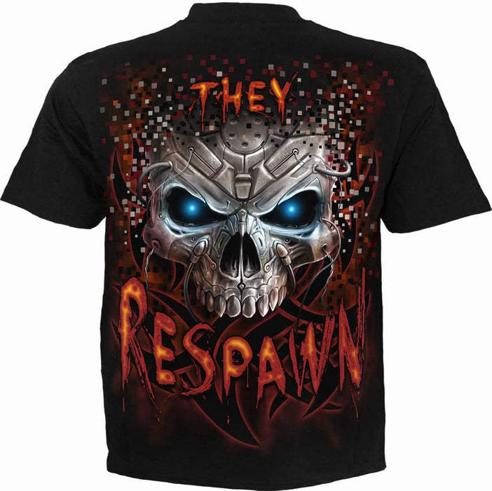 Spiral - Respawn - Kids T-Shirt Black