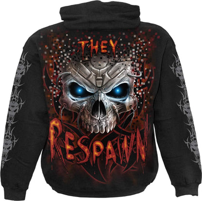 Spiral - RESPAWN (Unisex Black Hoodies) Ex Ex Large