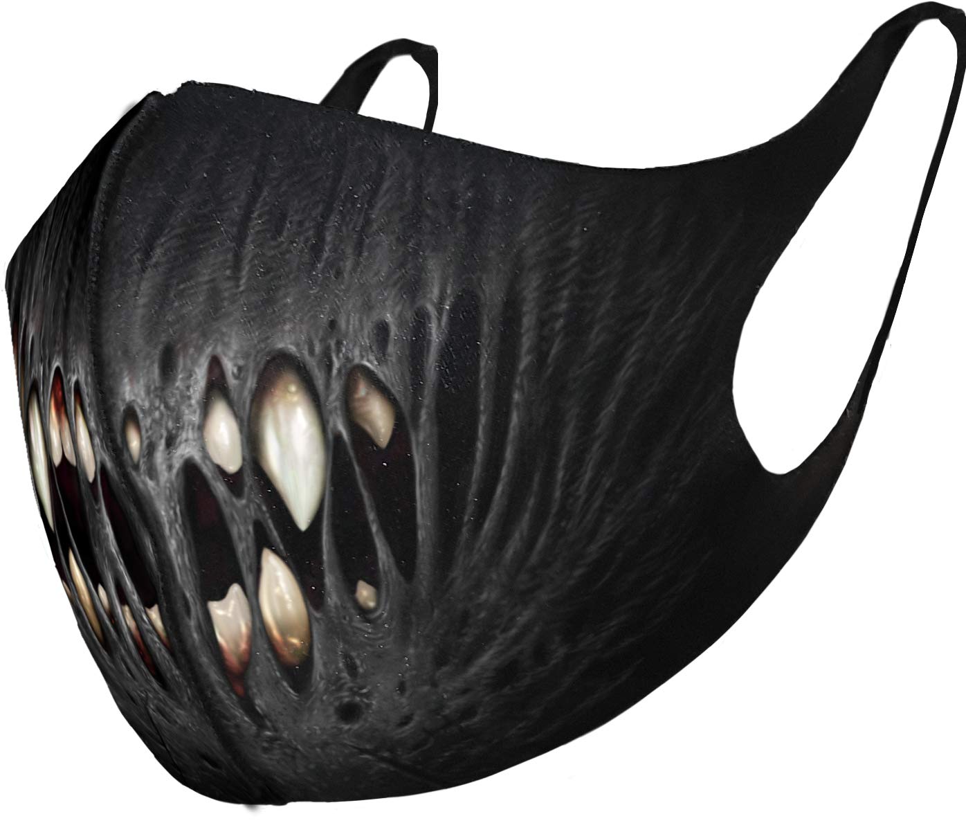 Spiral - FIRST BITE (Unisex Black Face Masks) One Size