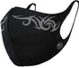 Spiral - TRIBAL MASK (Unisex Black Face Masks) One Size