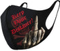 Spiral - KEEP YOUR DISTANCE (Unisex Black Face Masks) One Size