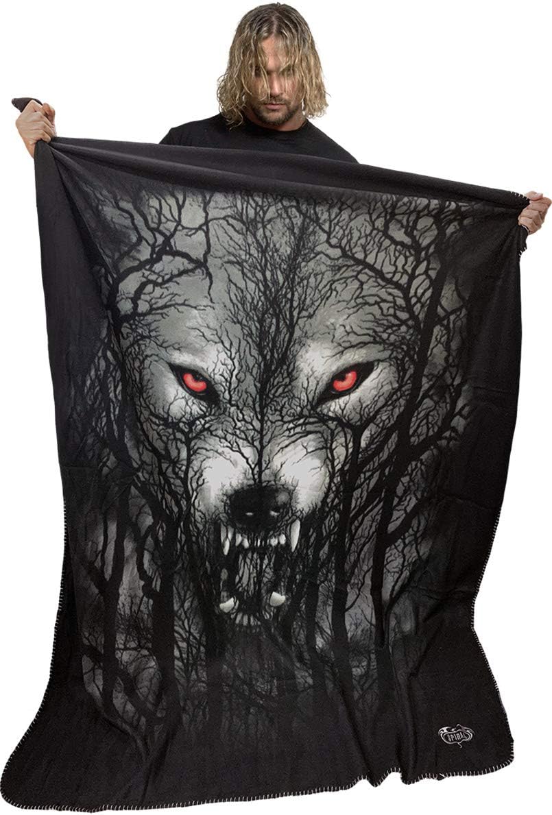 Spiral Forest Wolf Unisex Mantas Multicolor 100% poliéster