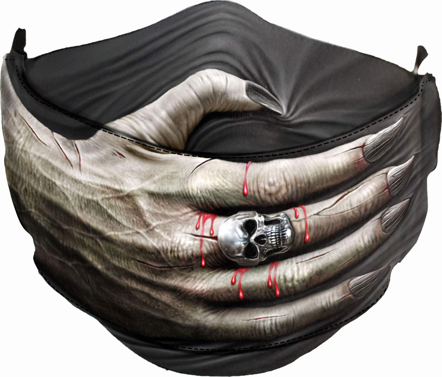 Spiral - SPEECHLESS (Unisex Black Face Masks) One Size