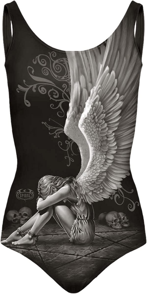 Spiral - Enslaved Angel - Allover Scoop Back Padded Swimsuit