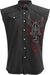 Spiral - THE DEAD (Unisex Black Casual Shirts) Large