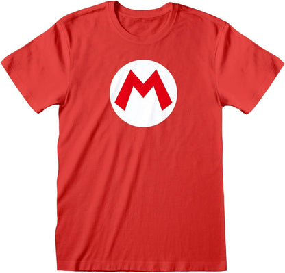 Super Mario Mario Badge Unisex Kapuzenpullover rot Fan-Merch, Gaming