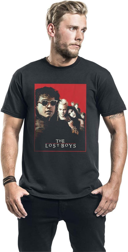 Lost Boys - Poster (Unisex Black T-Shirt) Ex Large