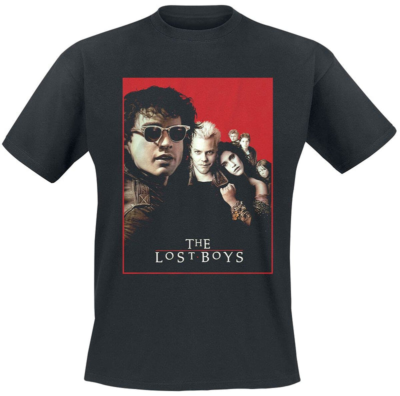 Lost Boys - Poster (Unisex Black T-Shirt) Ex Large