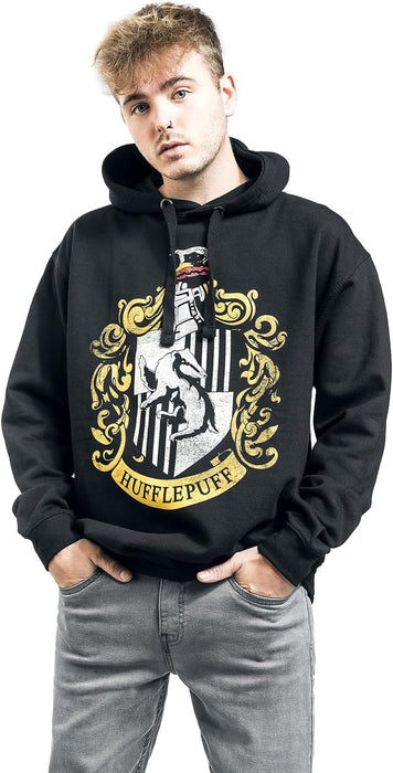 Harry Potter Hoodie Mens Hufflepuff Hooded Sweatshirt