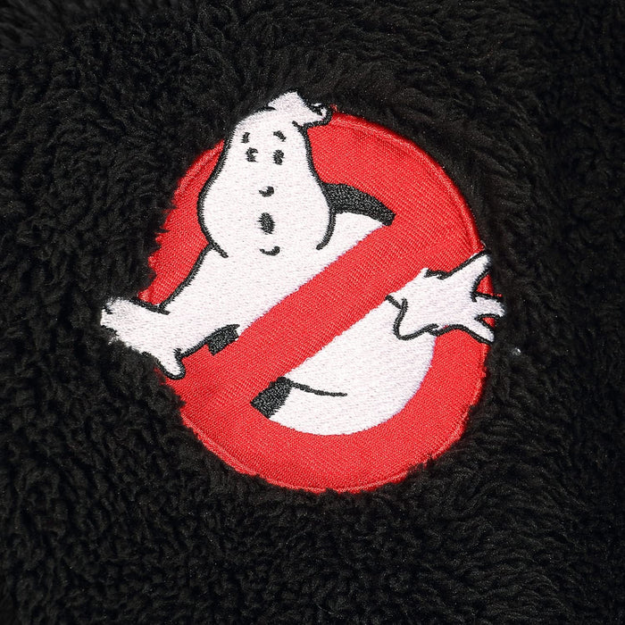 Heroes Inc. Ghostbusters Logo Bathrobe Black