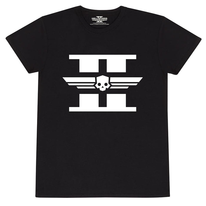 Heroes Inc. Official Helldivers 2 - White Logo (T-Shirt)