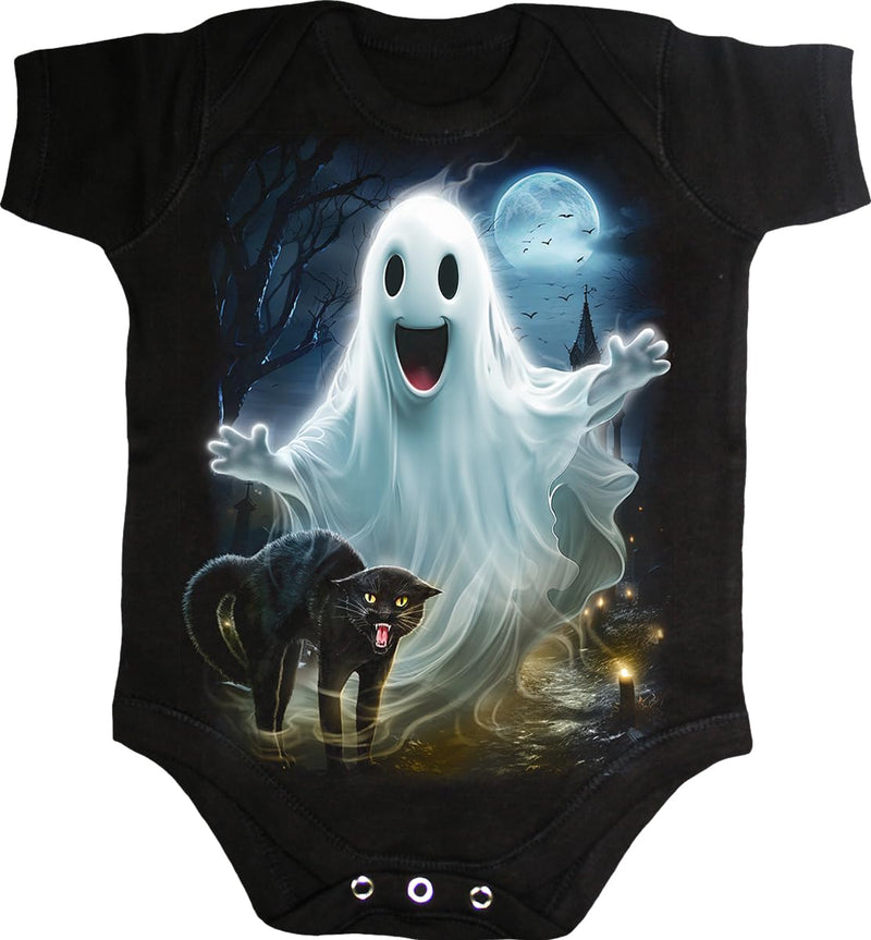 Spiral - High Spirits - Baby Sleepsuit Black (UK, Age, 6 Months, Black