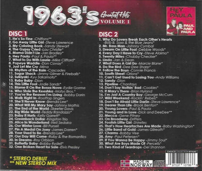 1963'S GREATEST HITS V1, 63 CU