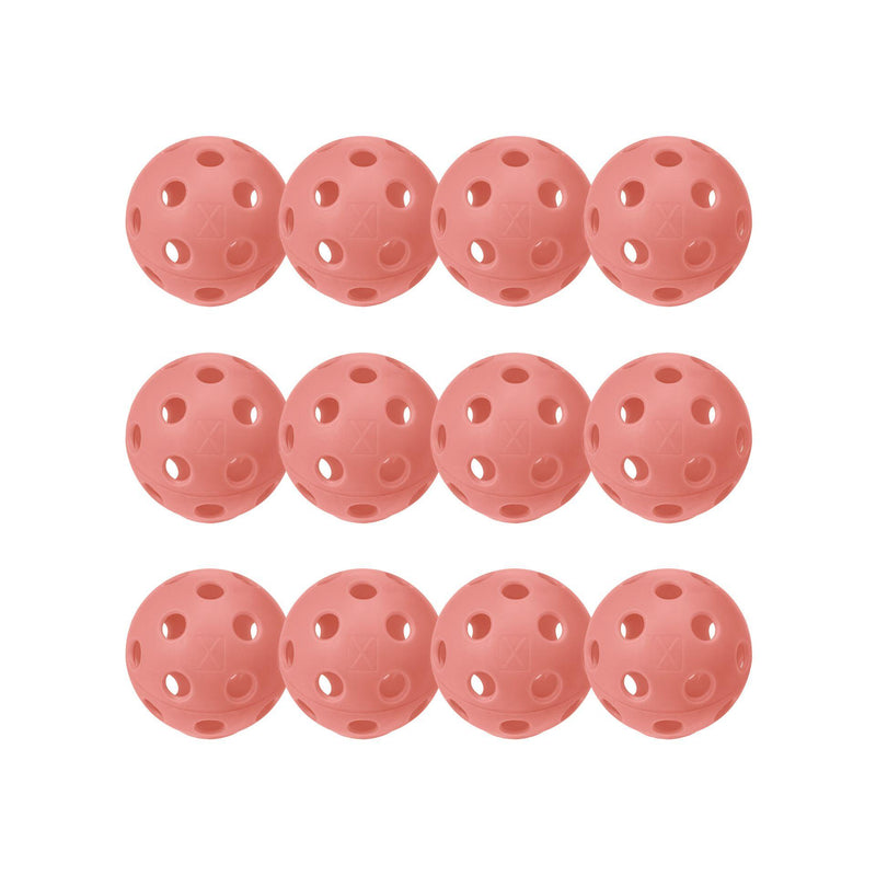 Franklin Indoor X-26 Pickleball (Pack of 12) Pack of 12 Orange Pack of 12 Orange