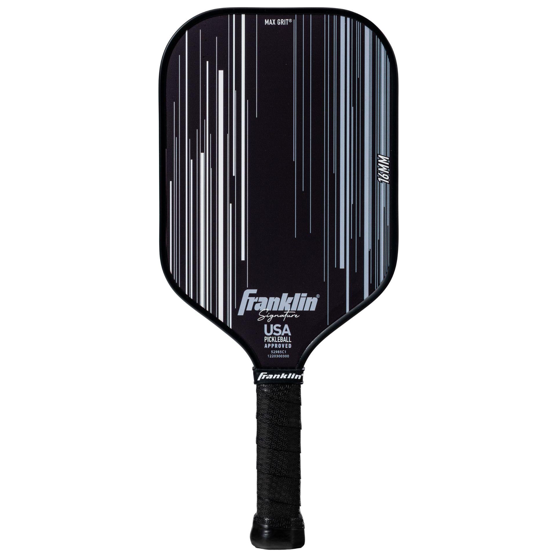 Franklin Signature Pro Series Pickleball Paddle 16mm Black 16mm Black