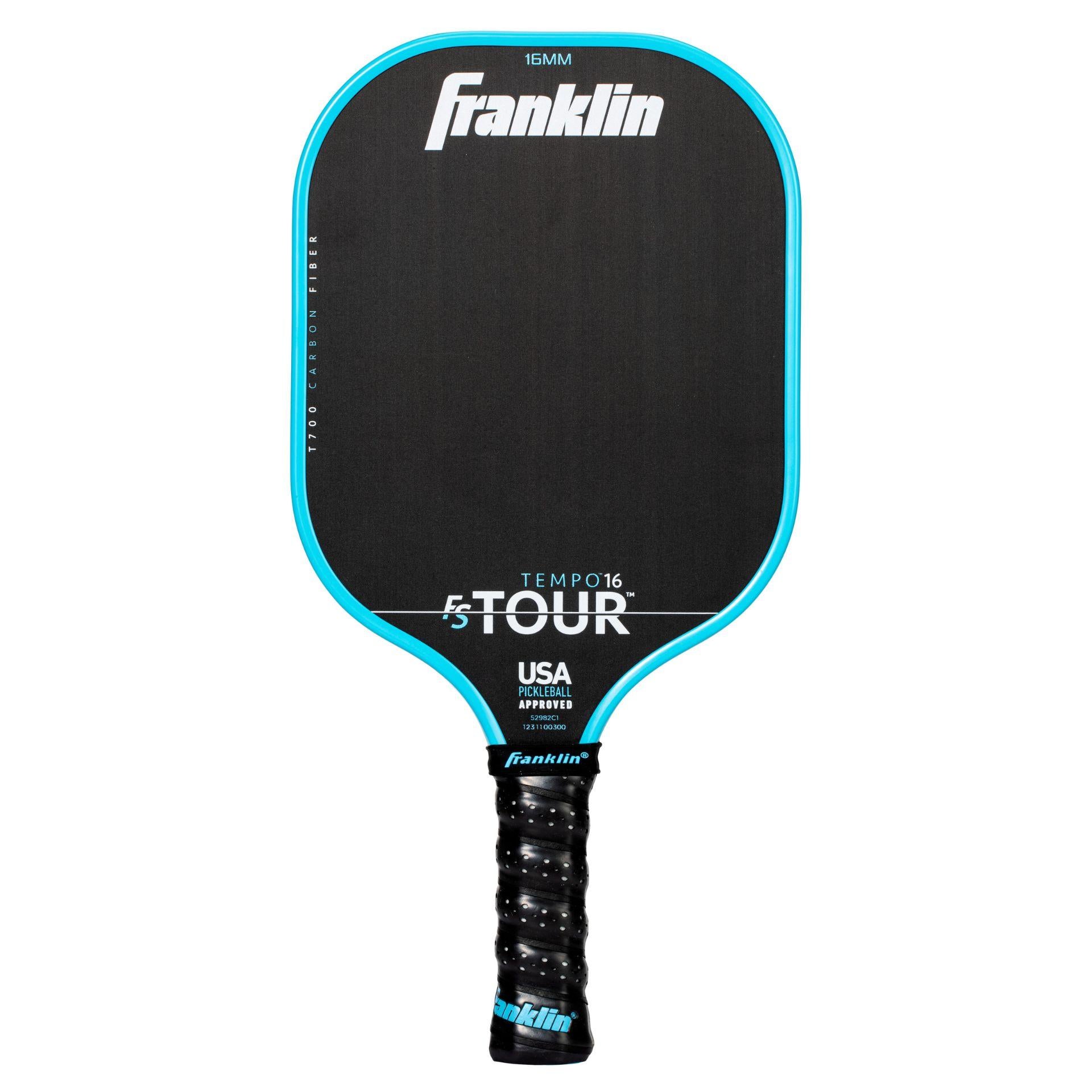 Franklin FS Tour Tempo Pickleball Paddle 16mm Blue 16mm Blue