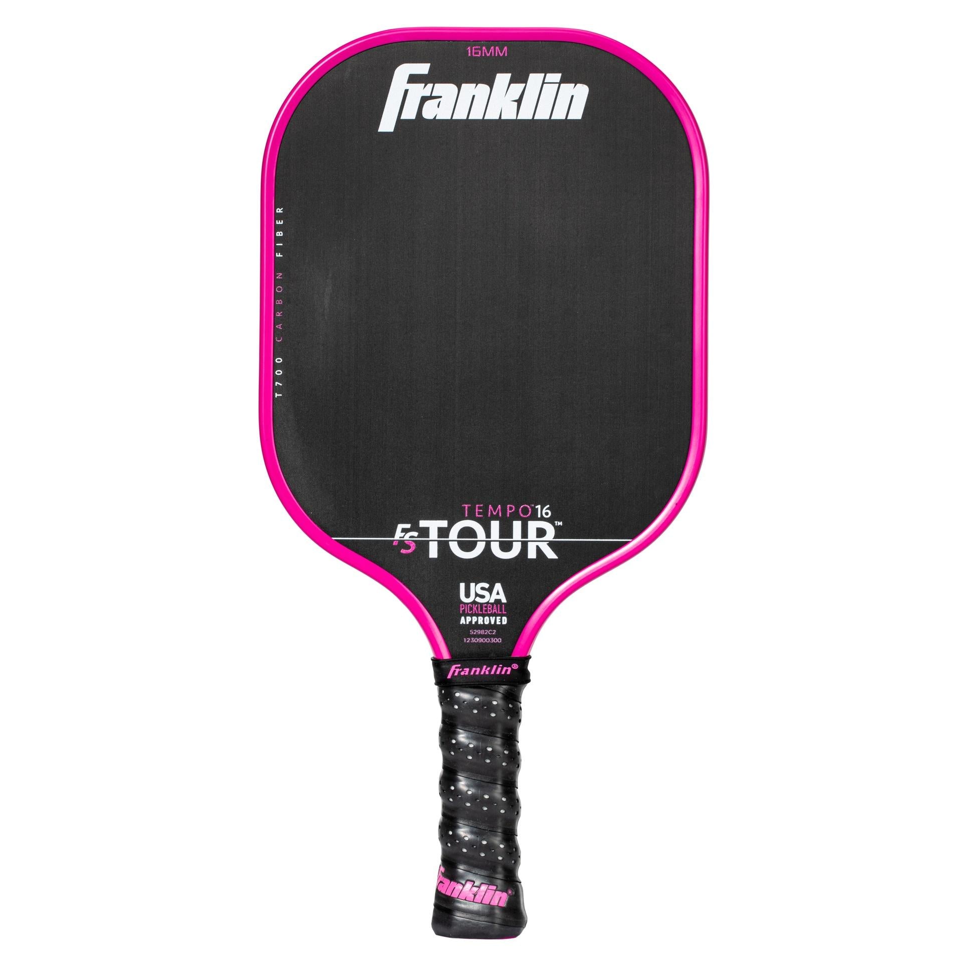 Franklin FS Tour Tempo Pickleball Paddle 16mm Pink 16mm Pink