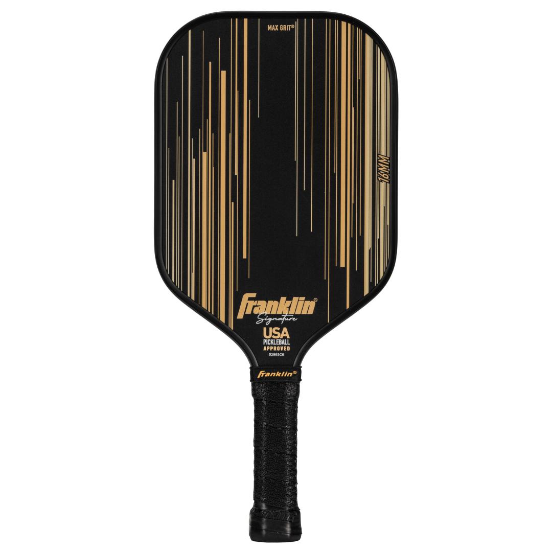 Franklin Signature Pro Series Pickleball Paddle 16mm Black/Gold 16mm Black/Gold