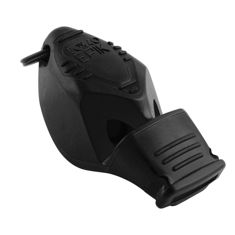 Fox 40 Epik CMG Official Whistle and Strap Black Black