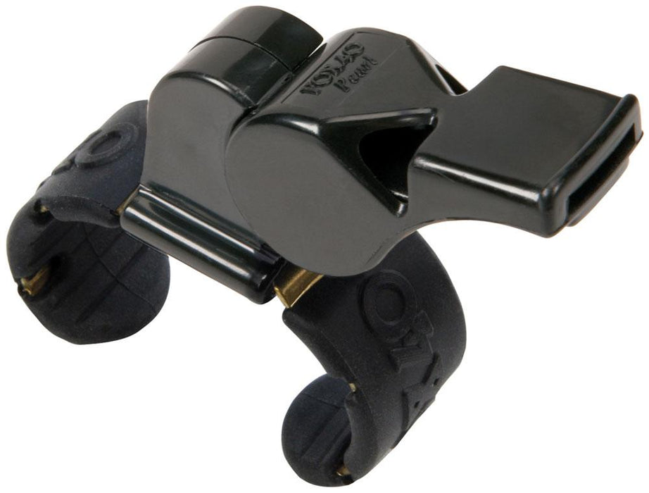 Fox 40 Pearl Official Fingergrip Whistle Black Black