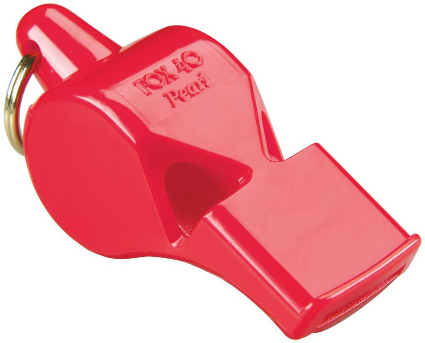 Fox 40 Pearl Safety Whistle and Strap Red Red