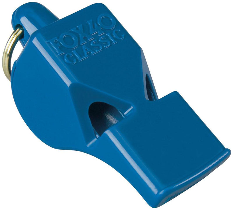 Fox 40 Classic Safety Whistle and Strap Blue Blue