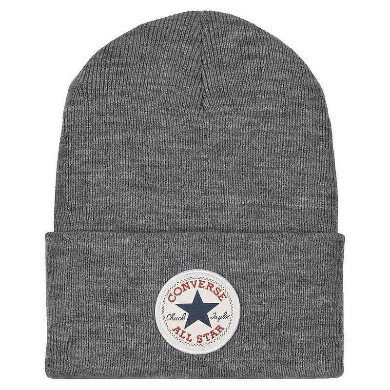 Converse Chuck Patch Beanie Heather Grey Heather Grey