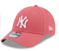 New Era Essential 9Forty Yankees Cap Peach Peach