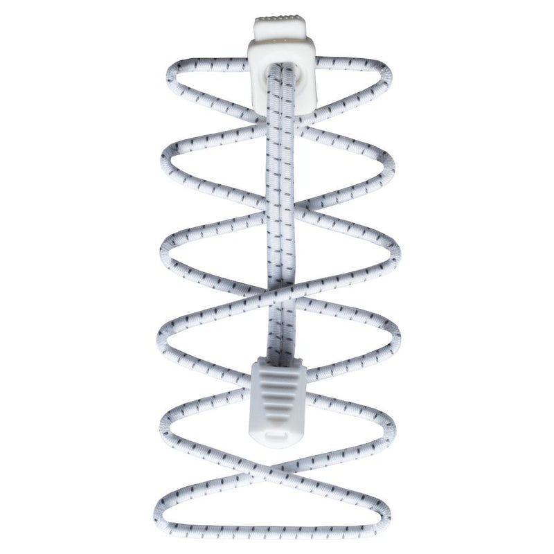 Nathan Reflective Run Laces White White