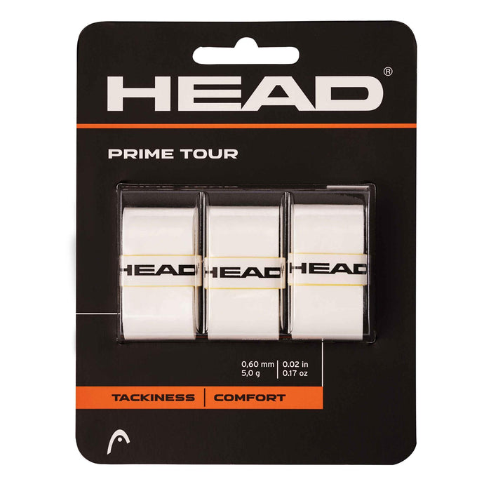 Head Prime Tour 3 Pack Overgrip White White