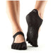 Toesox Bellarina Full Toe Non Slip Socks Small 3.5-5.5 Black Small 3.5-5.5 Black