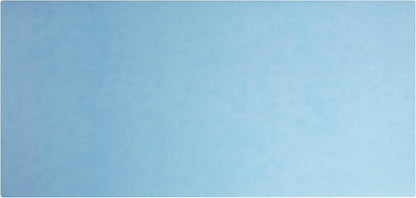 Exacompta - Ref. 29146E - 1 Protector suave para el hogar - de piel sintética bicolor - suave y resistente, alfombrilla de ratón - 40 x 80 cm - color marino/cielo - se entrega enrollado