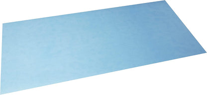 Exacompta - Ref. 29146E - 1 Protector suave para el hogar - de piel sintética bicolor - suave y resistente, alfombrilla de ratón - 40 x 80 cm - color marino/cielo - se entrega enrollado