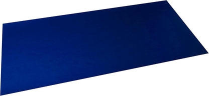 Exacompta - Ref. 29146E - 1 Protector suave para el hogar - de piel sintética bicolor - suave y resistente, alfombrilla de ratón - 40 x 80 cm - color marino/cielo - se entrega enrollado