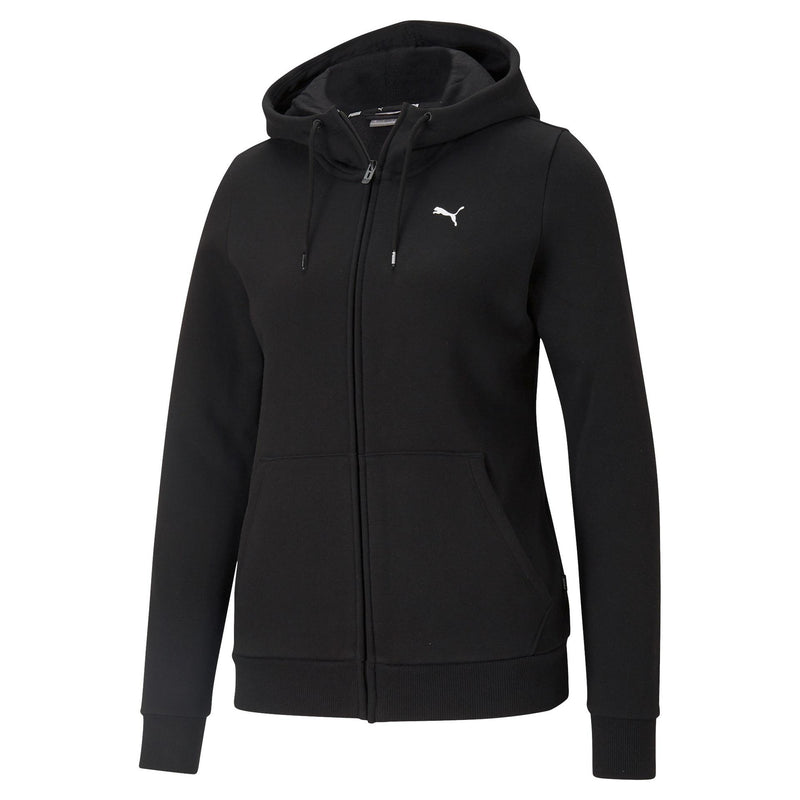 Puma Womens Small Logo Zip Hoodie XSmall Black XSmall Black
