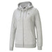 Puma Womens Small Logo Zip Hoodie XSmall Grey XSmall Grey