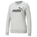 Puma Women's ESS Logo Crew XSmall Light Grey Heather XSmall Light Grey Heather